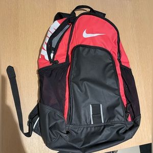Nike black, red and white backpack